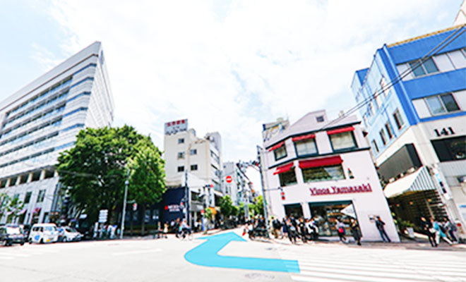 峯歯科までの順路